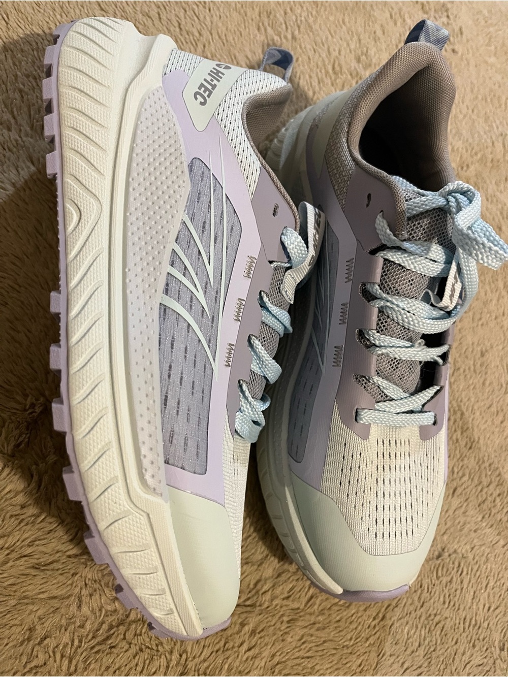 NWT HI-TEC Womens Trail Sneakers Shoes, Blue (Ice Castle/ Arctic Ice)
Size 8.5